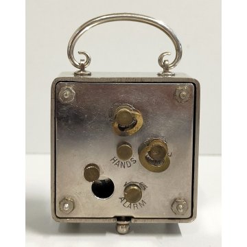 ANTICO OROLOGIO tavolo OFFICIER PENDULETTE Sveglia Viaggio DESK CLOCK officielle