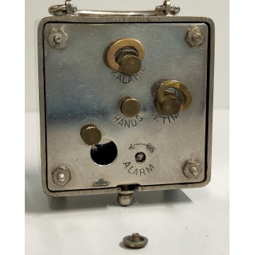 ANTICO OROLOGIO tavolo OFFICIER PENDULETTE Sveglia Viaggio DESK CLOCK officielle