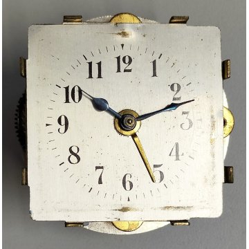 ANTICO OROLOGIO tavolo OFFICIER PENDULETTE Sveglia Viaggio DESK CLOCK officielle