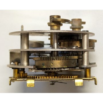 ANTICO OROLOGIO tavolo OFFICIER PENDULETTE Sveglia Viaggio DESK CLOCK officielle