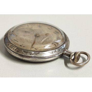 ANTICO OROLOGIO TASCA Sublime ARGENTO 800 epoca 900 TASCHINO Old Pocket Watch