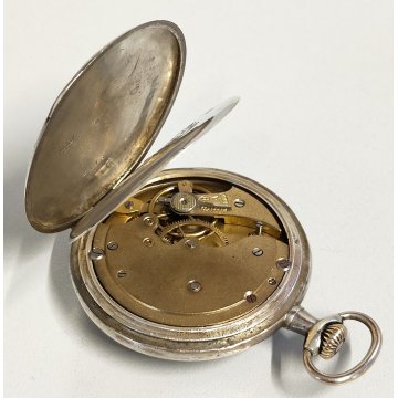 ANTICO OROLOGIO TASCA Sublime ARGENTO 800 epoca 900 TASCHINO Old Pocket Watch