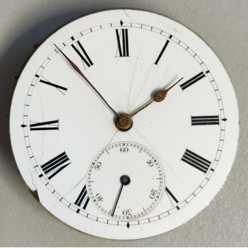ANTICO OROLOGIO TASCA ARGENTO 935 epoca 900 TASCHINO Old Pocket Watch FERROVIA