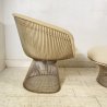 POLTRONA DESIGN Warren Platner Knoll International 1966 LOUNGE ARMCHAIR POUF OLD