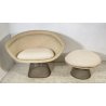 POLTRONA DESIGN Warren Platner Knoll International 1966 LOUNGE ARMCHAIR POUF OLD