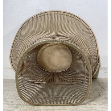 POLTRONA DESIGN Warren Platner Knoll International 1966 LOUNGE ARMCHAIR POUF OLD