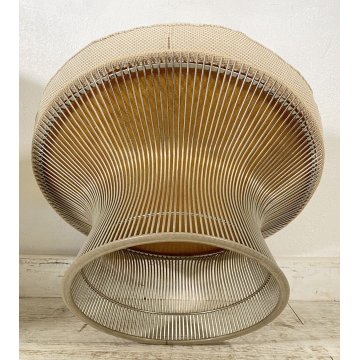 POLTRONA DESIGN Warren Platner Knoll International 1966 LOUNGE ARMCHAIR POUF OLD