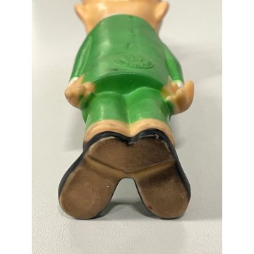 PUPAZZO GOMMA Stanlio e Ollio LEDRA LEDRAPLASTIC COLLEZIONE VINTAGE ANNI '60