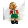 PUPAZZO GOMMA Pinocchio LEDRA LEDRAPLASTIC COLLEZIONE 47 cm/h VINTAGE ANNI '60