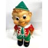 PUPAZZO GOMMA Pinocchio LEDRA LEDRAPLASTIC COLLEZIONE 47 cm/h VINTAGE ANNI '60