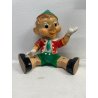 PUPAZZO GOMMA Pinocchio LEDRA LEDRAPLASTIC COLLEZIONE 47 cm/h VINTAGE ANNI '60