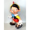 RARO Pinocchio Walt Disney  37 cm LEDRA LEDRAPLASTIC GIOCO GOMMA FISCHIETTI '70s
