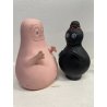 LOTTO 7 FIGURE Barbapapà BARBAMAMMA PUPAZZI GOMMA VINTAGE FABIANPLASTICA 1974