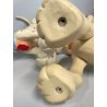 COPPIA PUPAZZO GOMMA DALMATA Pongo Peggy 33cm LEDRAPLASTIC Carica 101 Disney '70