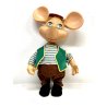 RARO Topo Gigio PARLANTE Italocremona 50 cm/h M. Perego GIOCO GOMMA VINTAGE '70s