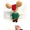 RARO Topo Gigio PARLANTE Italocremona 50 cm/h M. Perego GIOCO GOMMA VINTAGE '70s