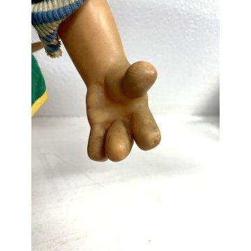RARO Topo Gigio PARLANTE Italocremona 50 cm/h M. Perego GIOCO GOMMA VINTAGE '70s