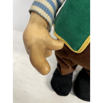 RARO Topo Gigio PARLANTE Italocremona 50 cm/h M. Perego GIOCO GOMMA VINTAGE '70s
