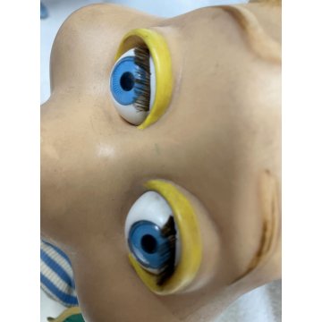 RARO Topo Gigio PARLANTE Italocremona 50 cm/h M. Perego GIOCO GOMMA VINTAGE '70s