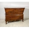 ANTICA MADIA RIBALTA PANCA LEGNO ROVERE 1800 1 CASSETTO MOBILE CASSAPANCA EPOCA