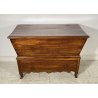 ANTICA MADIA RIBALTA PANCA LEGNO ROVERE 1800 1 CASSETTO MOBILE CASSAPANCA EPOCA