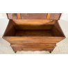 ANTICA MADIA RIBALTA PANCA LEGNO ROVERE 1800 1 CASSETTO MOBILE CASSAPANCA EPOCA