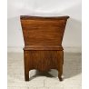 ANTICA MADIA RIBALTA PANCA LEGNO ROVERE 1800 1 CASSETTO MOBILE CASSAPANCA EPOCA