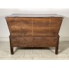 ANTICA MADIA RIBALTA PANCA LEGNO ROVERE 1800 1 CASSETTO MOBILE CASSAPANCA EPOCA