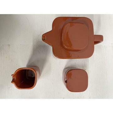 SERVIZIO THE 6 pers. Sakura DESIGN Makio Hasuike per CERAMICHE Franco POZZI 1967
