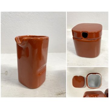 SERVIZIO THE 6 pers. Sakura DESIGN Makio Hasuike per CERAMICHE Franco POZZI 1967