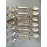 SET POSATE 12 Pers 53 pz. Calderoni F.lli 100 METALLO ARGENTATO Art Decò '30