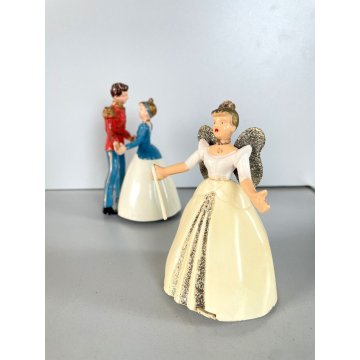 LOTTO 2 GIOCO VINTAGE WIND UP DANCING Cenerentola&Principe Azzurro FATA MADRINA