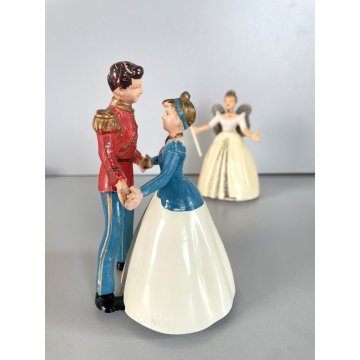 LOTTO 2 GIOCO VINTAGE WIND UP DANCING Cenerentola&Principe Azzurro FATA MADRINA