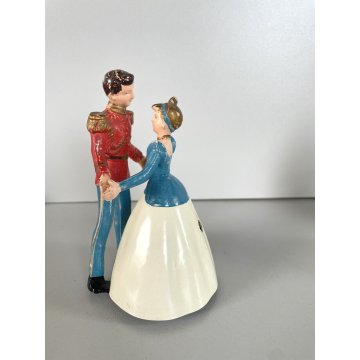 LOTTO 2 GIOCO VINTAGE WIND UP DANCING Cenerentola&Principe Azzurro FATA MADRINA