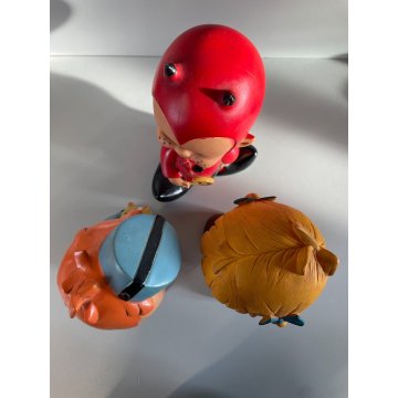 LOTTO 3 PUPAZZO GOMMA BIMBO Muñeco Goma COLLEZIONE VINTAGE Portugal SPAIN '60s