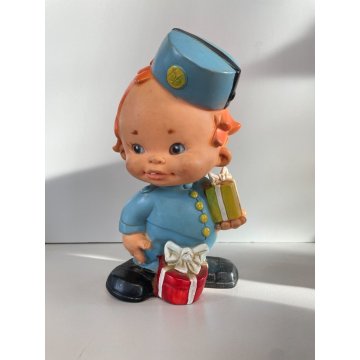 LOTTO 3 PUPAZZO GOMMA BIMBO Muñeco Goma COLLEZIONE VINTAGE Portugal SPAIN '60s