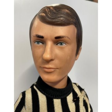 GIOCATTOLO PUPAZZO PLASTICA Effe Bettega JUVENTUS 71 serie I CAMPIONI CALCIATORI