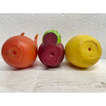 LOTTO 7 FIGURE Barbapapa BARBAMAMMA PUPAZZI GOMMA VINTAGE FABIANPLASTICA 1974