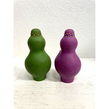 LOTTO 7 FIGURE Barbapapa BARBAMAMMA PUPAZZI GOMMA VINTAGE FABIANPLASTICA 1974