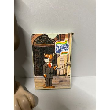 GIOCATTOLO PUPAZZO PLASTICA WILLY THE FOG ANNI 80 19 CM TOY PUPPET CARDS CARTOON