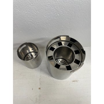 KIT PORTAGHIACCIO E PORTA BOTTIGLIA GIO PONTI CALDERONI ALPACCA ARGENTATO ITALIA