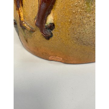 VASO TERRACOTTA FIGURE BALLERINE MUSICISTI NUDO EGIZI FAUNO DESIGN VINTAGE
