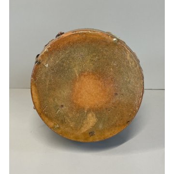 VASO TERRACOTTA FIGURE BALLERINE MUSICISTI NUDO EGIZI FAUNO DESIGN VINTAGE