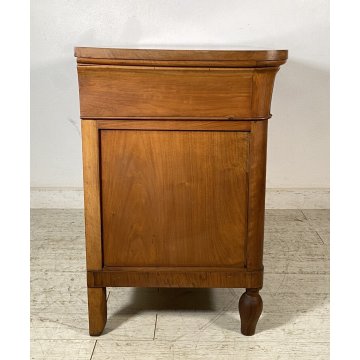ANTICO COMÒ CASSETTONE 1800 CAPPUCCINO 3 CASSETTI LEGNO NOCE EPOCA CAMERA LETTO