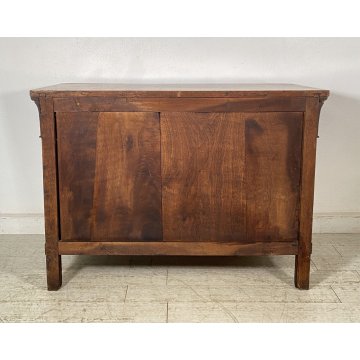 ANTICO COMÒ CASSETTONE 1800 CAPPUCCINO 3 CASSETTI LEGNO NOCE EPOCA CAMERA LETTO