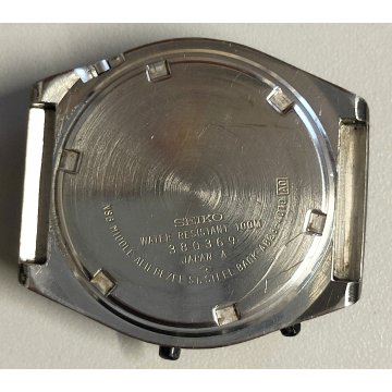 OROLOGIO POLSO Seiko A828-4010 Giugiaro DESIGN anni 80 cronometro VINTAGE WATCH