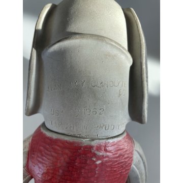 PUPAZZO cucciolo CANE VINILE VINTAGE TOY Hush PUPPY Shary Lewis TV Show USA '62