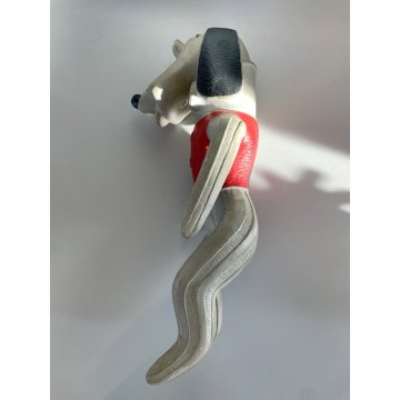PUPAZZO cucciolo CANE VINILE VINTAGE TOY Hush PUPPY Shary Lewis TV Show USA '62