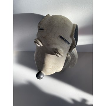 PUPAZZO cucciolo CANE VINILE VINTAGE TOY Hush PUPPY Shary Lewis TV Show USA '62