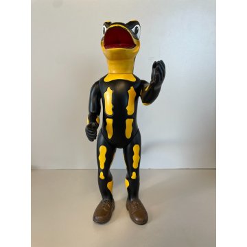PUPAZZO GOMMA Lurchi Salamander AG PERSONAGGIO PUBBLICITARIO SALAMANDRA 33 cm/h
